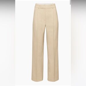 Aritizia Wilfred The Effortless Pant tan size 12 from fall 2022 like new
